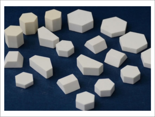 Abrasion Resistant Aluminum Oxide Ceramic Hexagonal Mosaic Tile