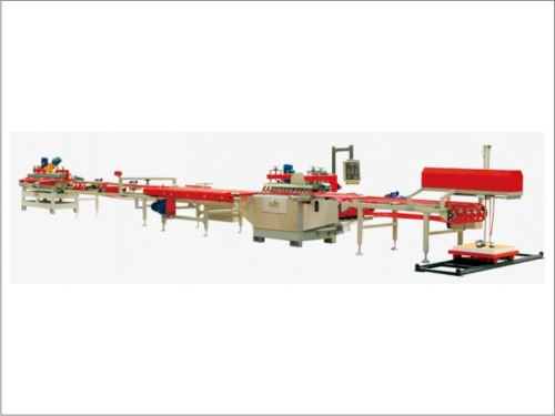 automatic Up Down tiles cutting and squaring and Chamfering Line